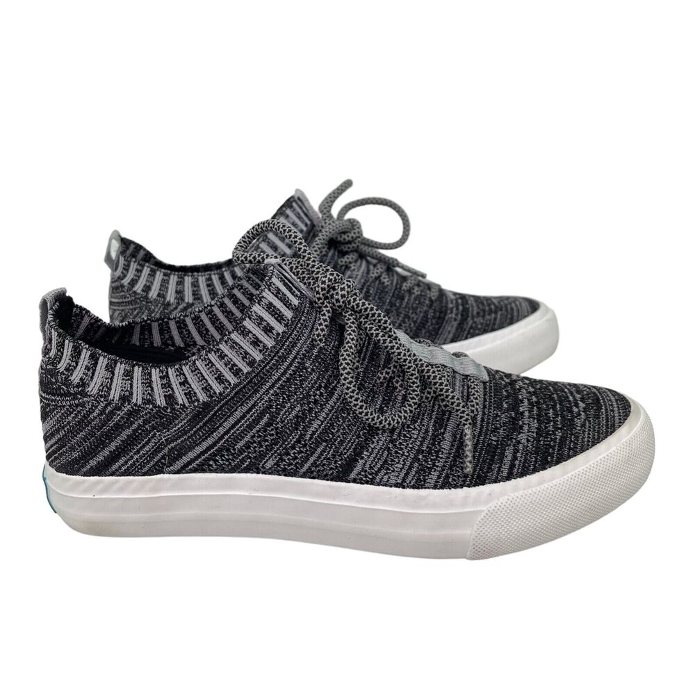 Blowfish Malibu Women's Mazaki Sneaker Shoes Gray Matrix Knit Size 6